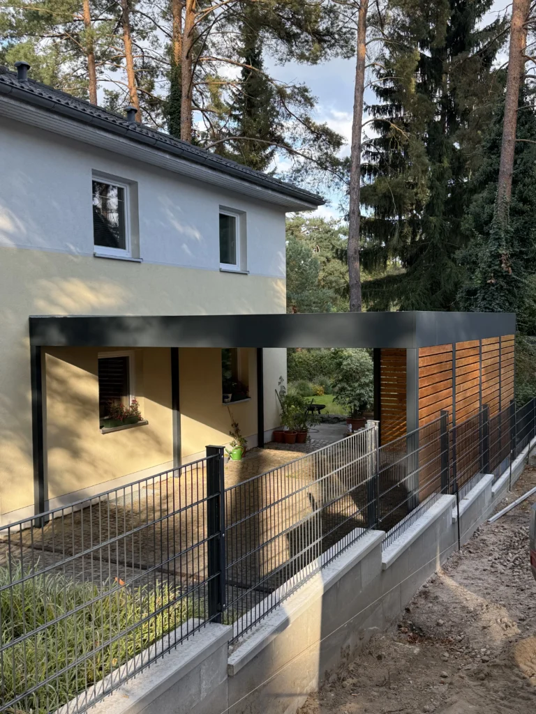 Metallcarport aus Polen nach Maß – Referenz in Deutschland