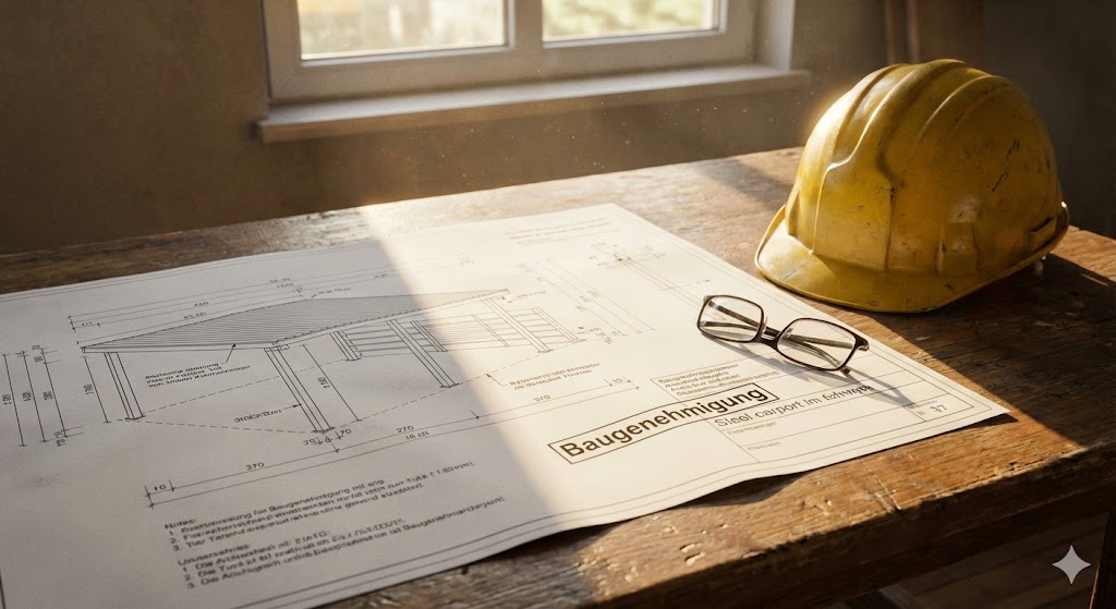 Baugenehmigung für Carport