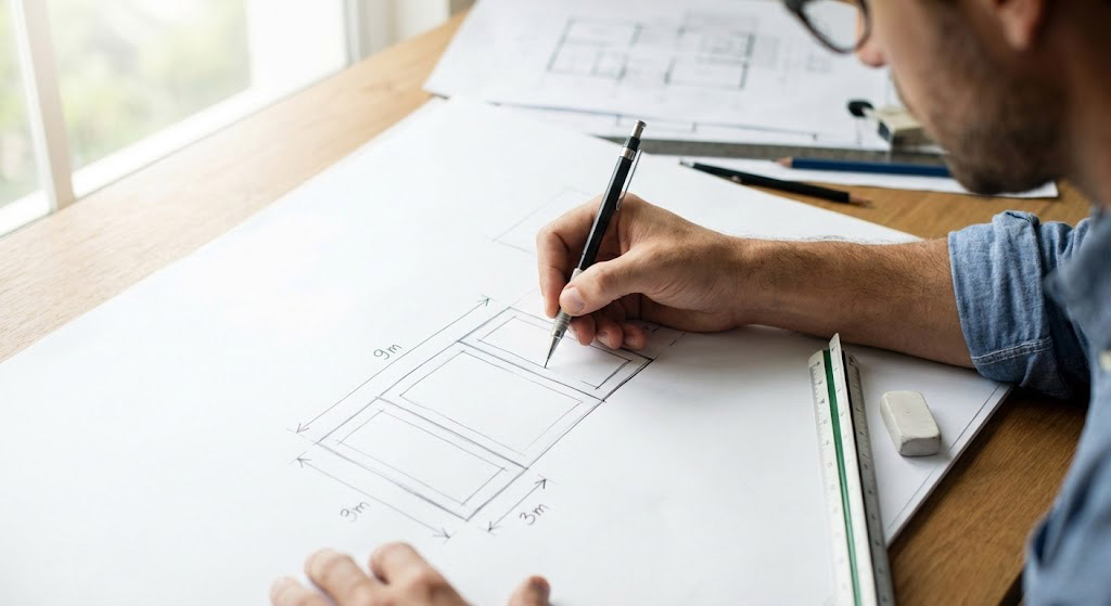 Moderner Metall-Carport in Anthrazit ohne Baugenehmigung direkt am Haus.