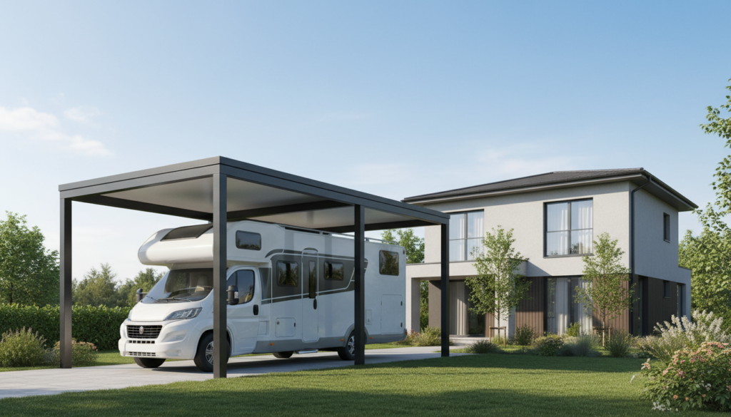 Wohnmobil Carport: Höhe, Maße & Besonderheiten für Camper
