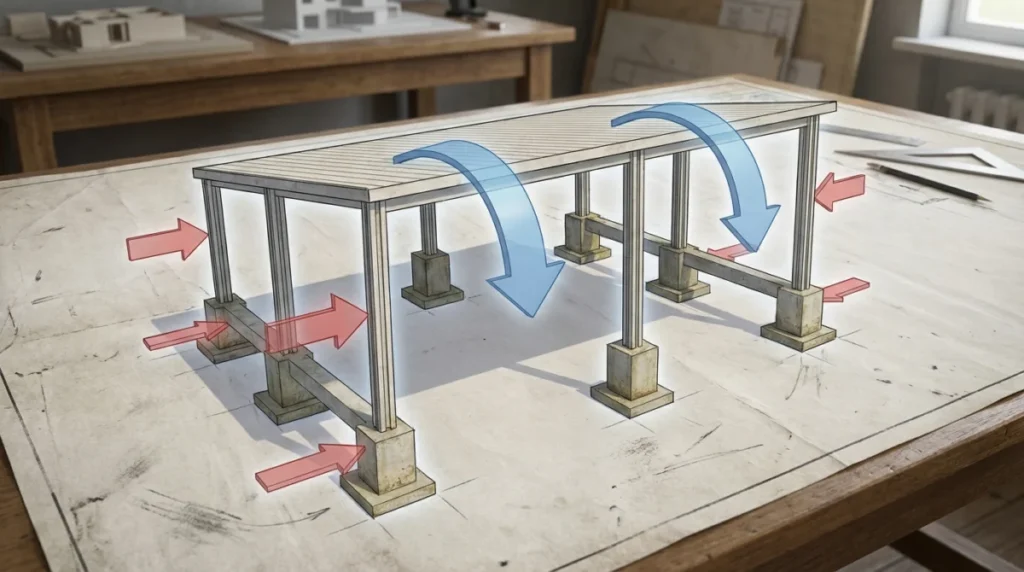 Doppelcarport technique